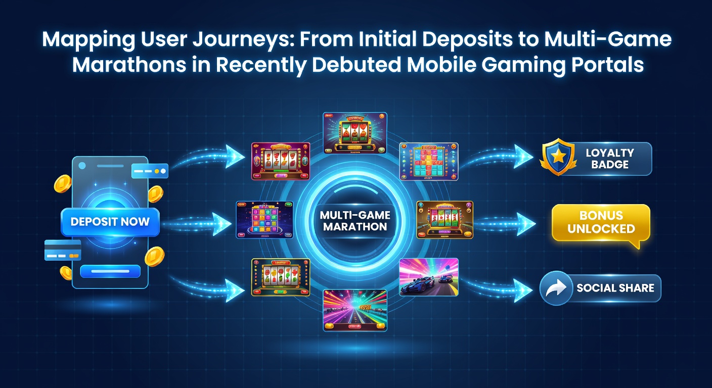 Mobile gaming portal interface showing deposit screen transitioning to game selection
