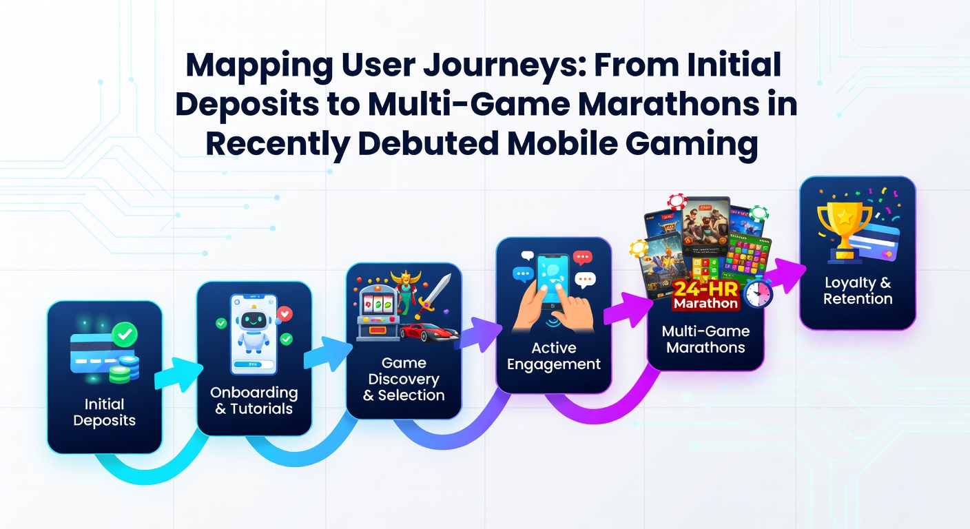 User session analytics dashboard displaying progression from single game to marathon across multiple titles